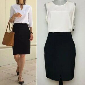 Mexx black pencil skirt Sz 10 Career Academia